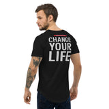 BSC Change Your Life Herren-T-Shirt mit abgerundetem Saum