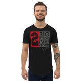 2Big2Strong Herren-T-Shirt mit abgerundetem Saum