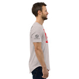 2Big2Strong Herren-T-Shirt mit abgerundetem Saum