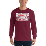 FJ I'm a Beast Herren-Langarmshirt