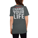 BSC Change Your Life Kurzärmeliges Unisex-T-Shirt
