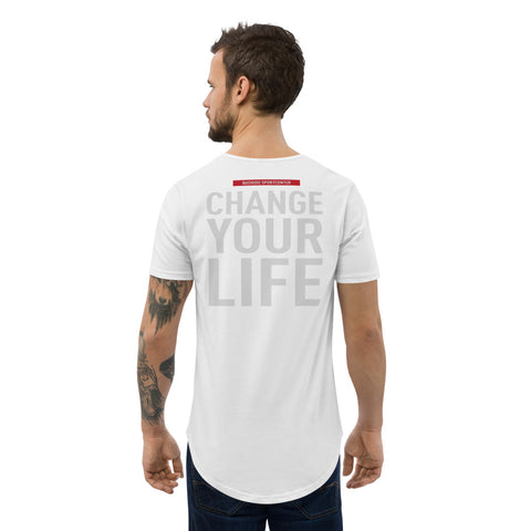 BSC Change Your Life Herren-T-Shirt mit abgerundetem Saum