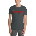 Just Focus Kurzärmeliges Unisex-T-Shirt