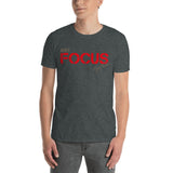 Just Focus Kurzärmeliges Unisex-T-Shirt