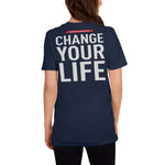 BSC Change Your Life Kurzärmeliges Unisex-T-Shirt