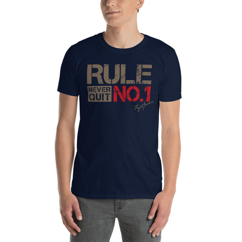 Rule No. 1 Kurzärmeliges Unisex-T-Shirt
