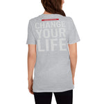 BSC Change Your Life Kurzärmeliges Unisex-T-Shirt
