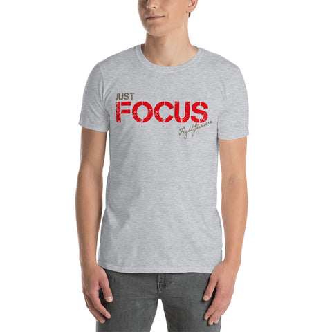 Just Focus Kurzärmeliges Unisex-T-Shirt