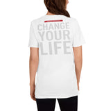 BSC Change Your Life Kurzärmeliges Unisex-T-Shirt