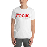 Just Focus Kurzärmeliges Unisex-T-Shirt