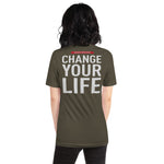 BSC Change Your Life Kurzärmeliges Unisex-T-Shirt