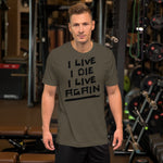 I Live Again Kurzärmeliges Unisex-T-Shirt