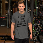 I Live Again Kurzärmeliges Unisex-T-Shirt