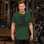 I Live Again Kurzärmeliges Unisex-T-Shirt