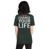 BSC Change Your Life Kurzärmeliges Unisex-T-Shirt