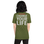 BSC Change Your Life Kurzärmeliges Unisex-T-Shirt