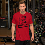 I Live Again Kurzärmeliges Unisex-T-Shirt